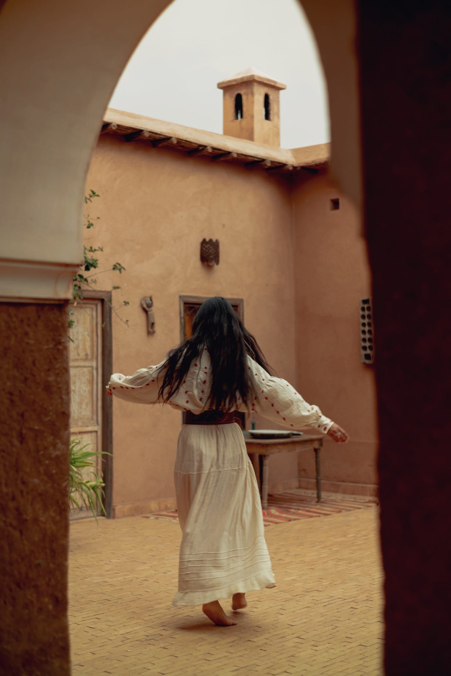 Red Tulum Blouse