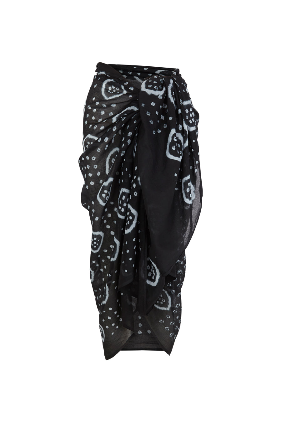 Pareo Shibori negro