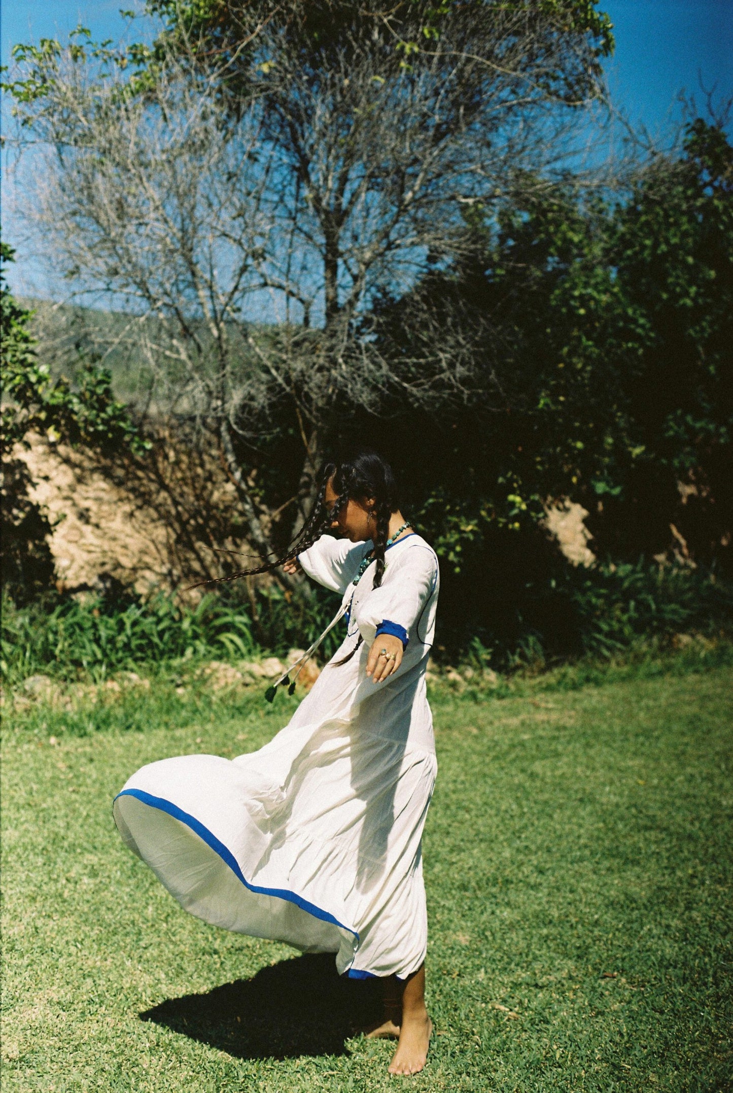 Le Soleil Blue Dress