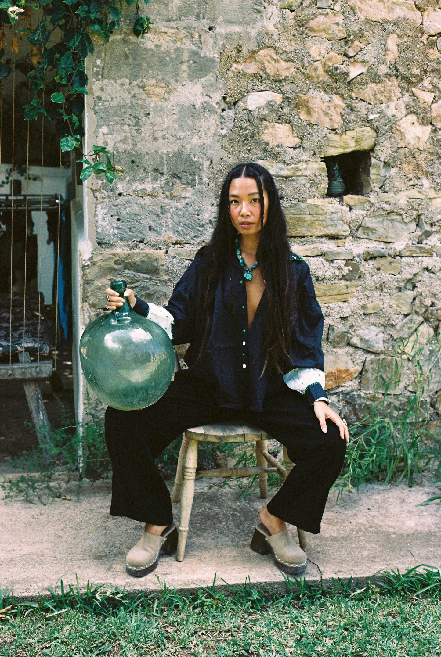 Black Cassiopeia Blouse