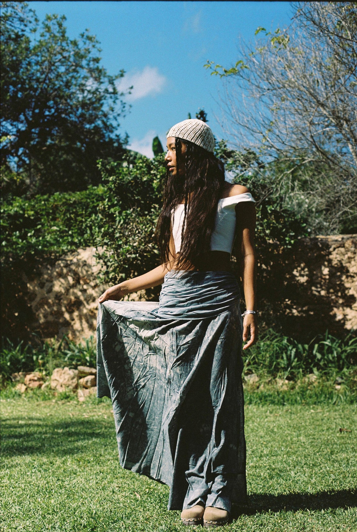 Nature grey skirt