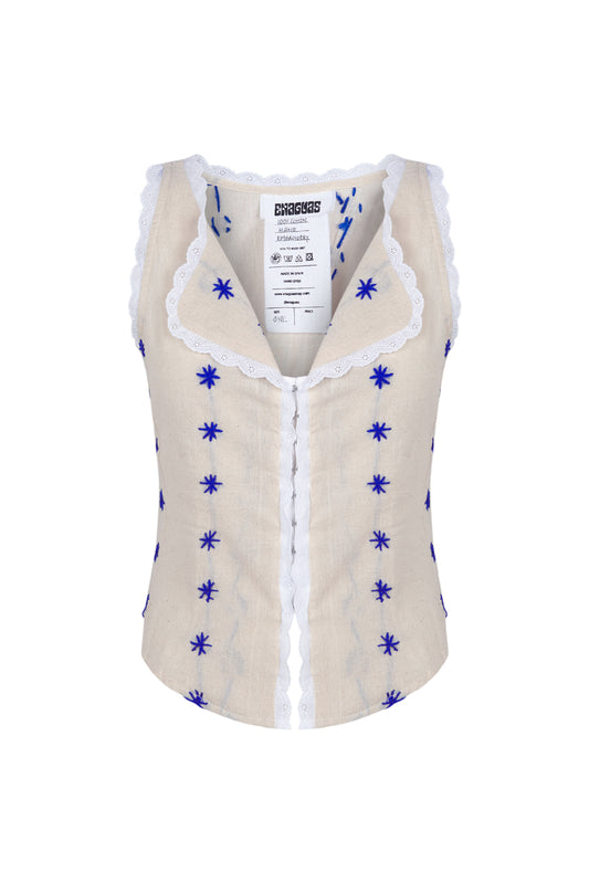 Perseus blue top