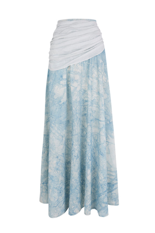 Nature light blue skirt