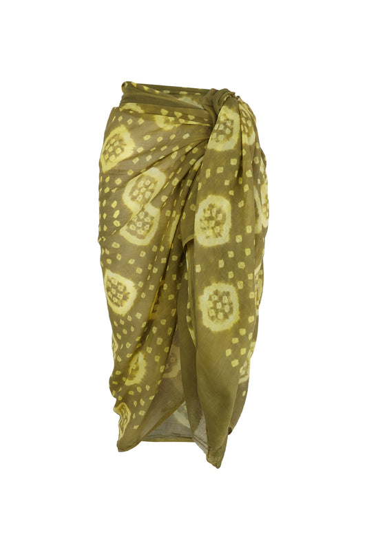 Pareo Shibori Oliva