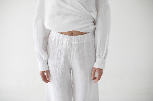 White Ibiza pants