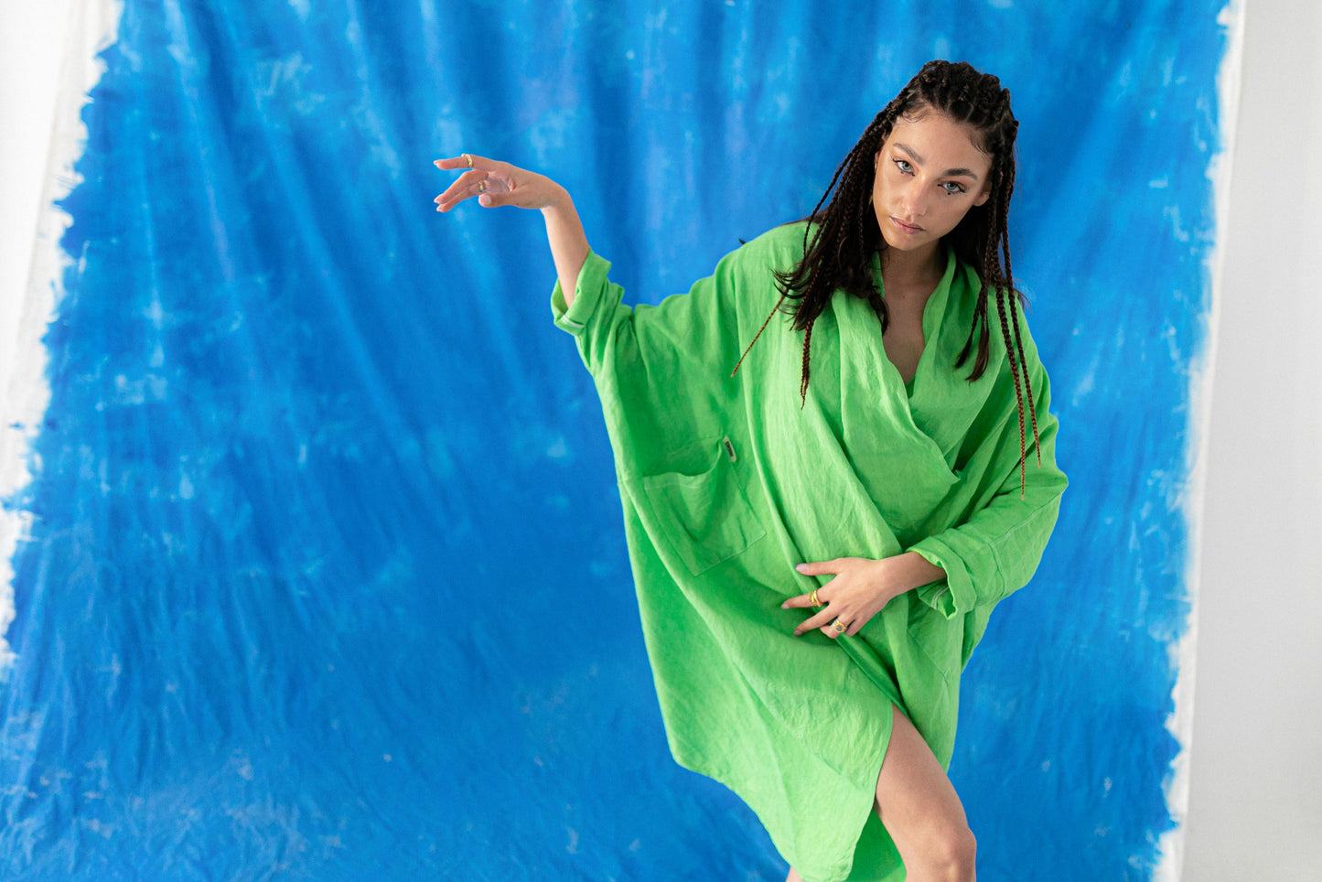 Vestido Casamance verde