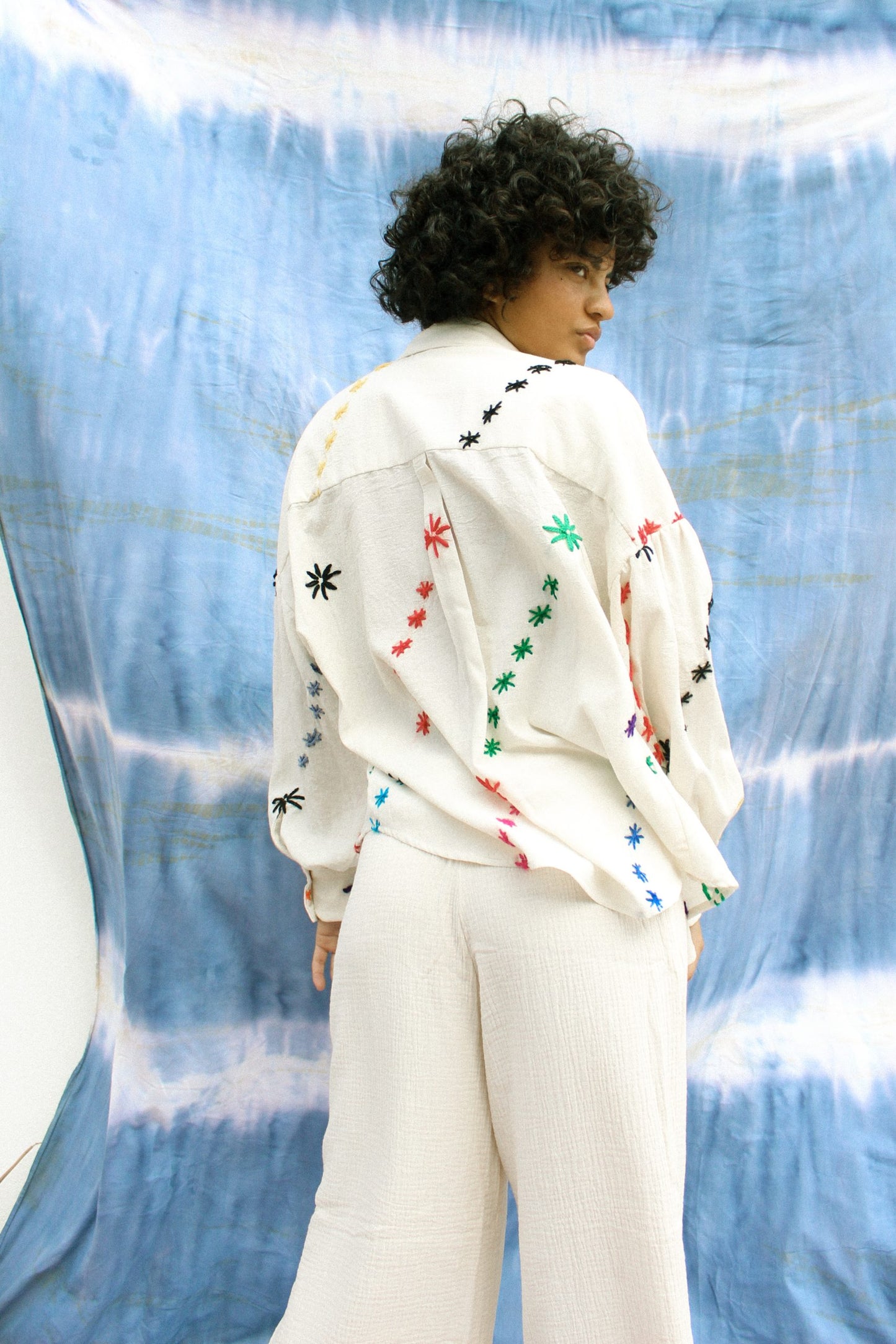Mali flower blouse