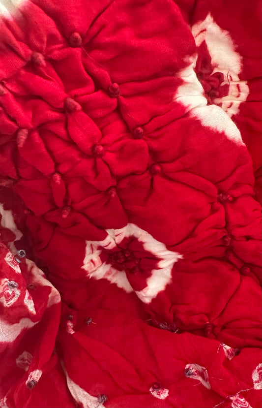 Pareo Shibori rojo